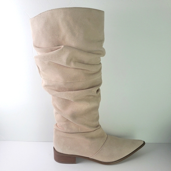 Chinese Laundry slouchy Suede Heeled Boots - Picture 6 of 10
